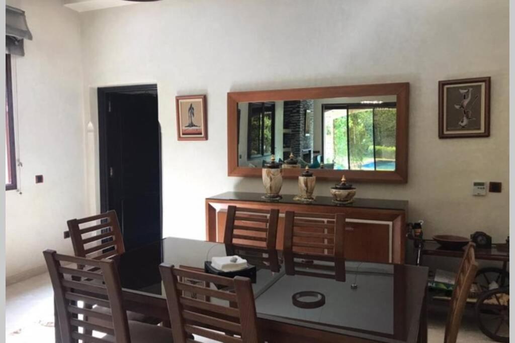 Magnifique Villa Avec Piscine Chauffee Que Pour Famille Marrakesch Exterior foto