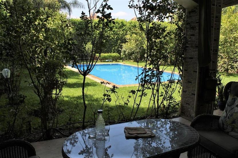 Magnifique Villa Avec Piscine Chauffee Que Pour Famille Marrakesch Exterior foto